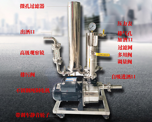 双重过滤白酒催陈一體(tǐ)机